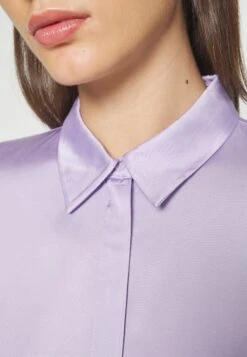 ESPRIT Viscose Sateen Blouse - Button-Down Blouse - Lavender -Esprit Sales Store 5c4116f3327848d2b139571df543a446