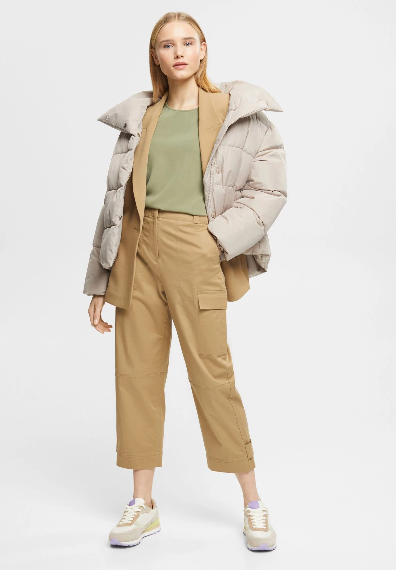 Edc By Esprit Blouse - Light Khaki 5 Edc By Esprit Blouse - Light Khaki - Image 5