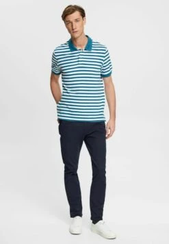 ESPRIT Gestreiftes - Polo Shirt - Petrol Blue 11 ESPRIT Gestreiftes - Polo Shirt - Petrol Blue -Esprit Sales Store 5fe6fb07458f449d824bef3b04a1cf4a