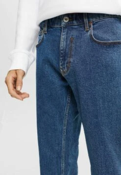 Edc By Esprit Stretch - Straight Leg Jeans - Blue Medium Wash -Esprit Sales Store 6183968b2e2447a3af4d5e349920bf4e