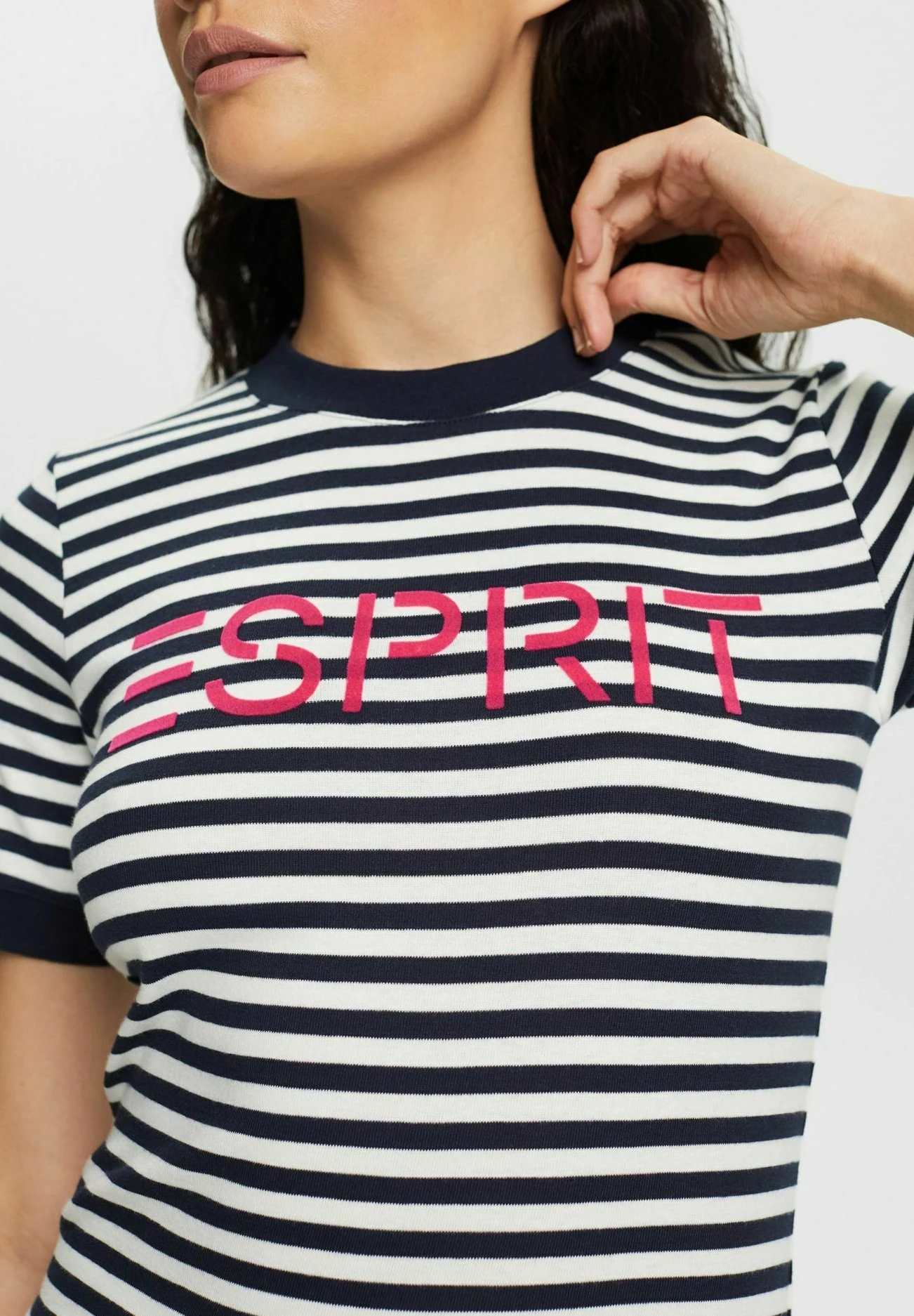 ESPRIT Print T-Shirt - Navy 4 ESPRIT Print T-Shirt - Navy - Image 4