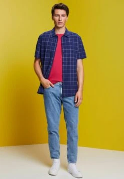 ESPRIT Shirt - Dark Blue -Esprit Sales Store 642ff82777624a36b9cbb39a7f36744e