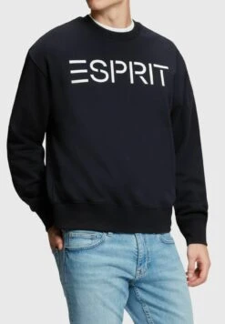 ESPRIT Logo - Sweatshirt - Black