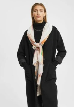 ESPRIT Mit Geometrischen Streifen - Scarf - Golden Orange