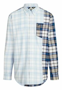 ESPRIT Mit Karo-Patchwork - Shirt - Blue -Esprit Sales Store 64e8fc52c05145868103167c1baf2e81