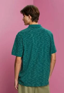 ESPRIT Mit Feinen Streifen - Polo Shirt - Emerald Green -Esprit Sales Store 6503e265414f45ffa95fad84cd51e061
