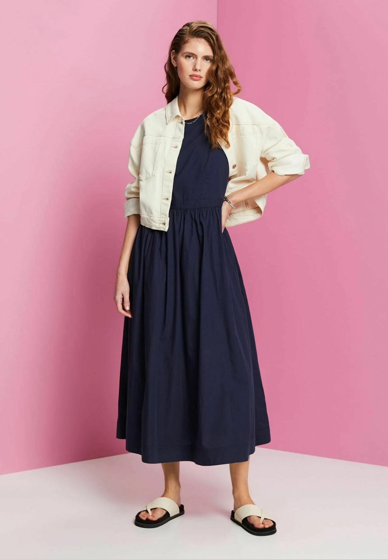 ESPRIT Light - Day Dress - Navy 6 ESPRIT Light - Day Dress - Navy - Image 6