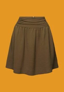 ESPRIT Light - A-Line Skirt - Khaki Green -Esprit Sales Store 657397fbd9404a91a29fa96f329a1b82