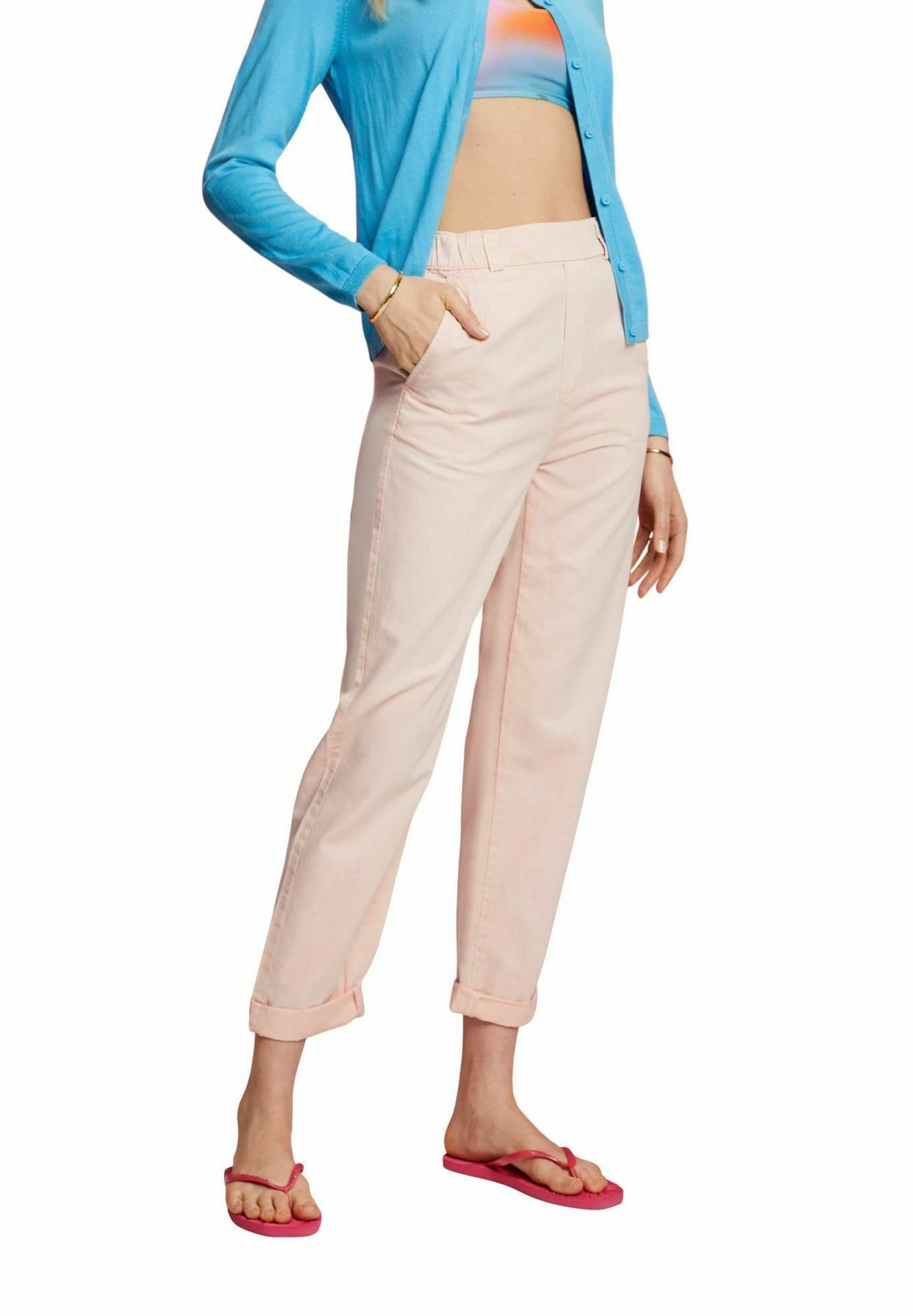 ESPRIT Trousers - Light Pink 1 ESPRIT Trousers - Light Pink