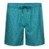 ESPRIT Mit Allover-Muster - Swimming Shorts - Teal Blue