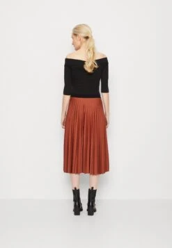 ESPRIT Plissee Skirt - Pleated Skirt - Rust Brown -Esprit Sales Store 69e009064fc443bfbfde8057f9a8e8f5