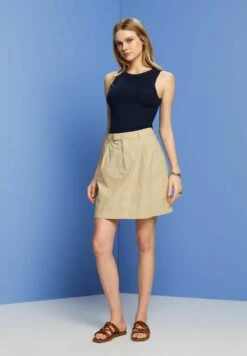 ESPRIT A-Line Skirt - Sand 18 ESPRIT A-Line Skirt - Sand -Esprit Sales Store 6a1ea45bfb65472886e7c4d37696b0e9