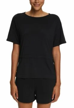 Mit Kordelzug - Basic T-Shirt - Black -Esprit Sales Store 6a83c0fbe06a4fe1bc554d8bf73de566