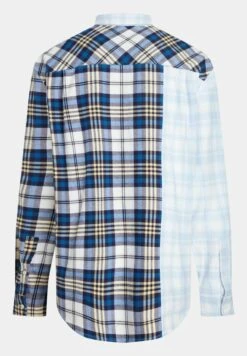 ESPRIT Mit Karo-Patchwork - Shirt - Blue -Esprit Sales Store 6b0d6fc405664b1ea8c2eccde9073711