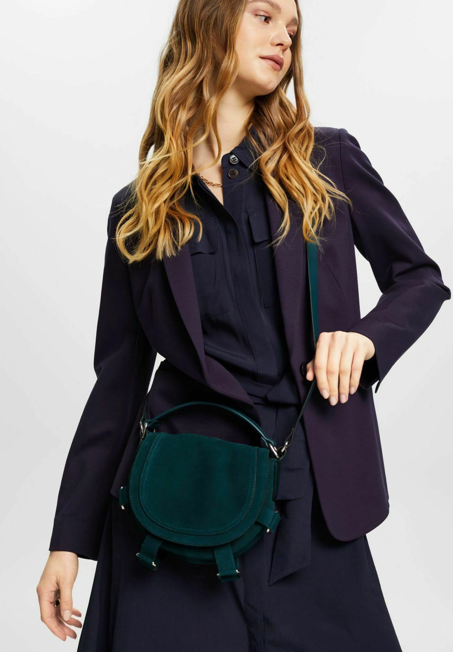 ESPRIT Mit Zierriemen - Across Body Bag - Teal Green 1 ESPRIT Mit Zierriemen - Across Body Bag - Teal Green