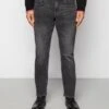 ESPRIT Brushback - Straight Leg Jeans - Black Medium Wash