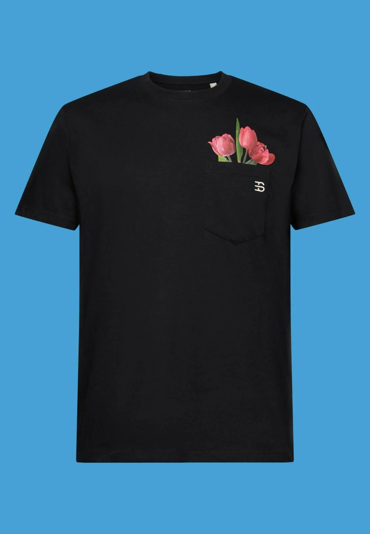 ESPRIT Print T-Shirt - Black 10 ESPRIT Print T-Shirt - Black - Image 10