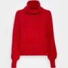 Edc By Esprit Neck Sweater - Jumper - Dark Red