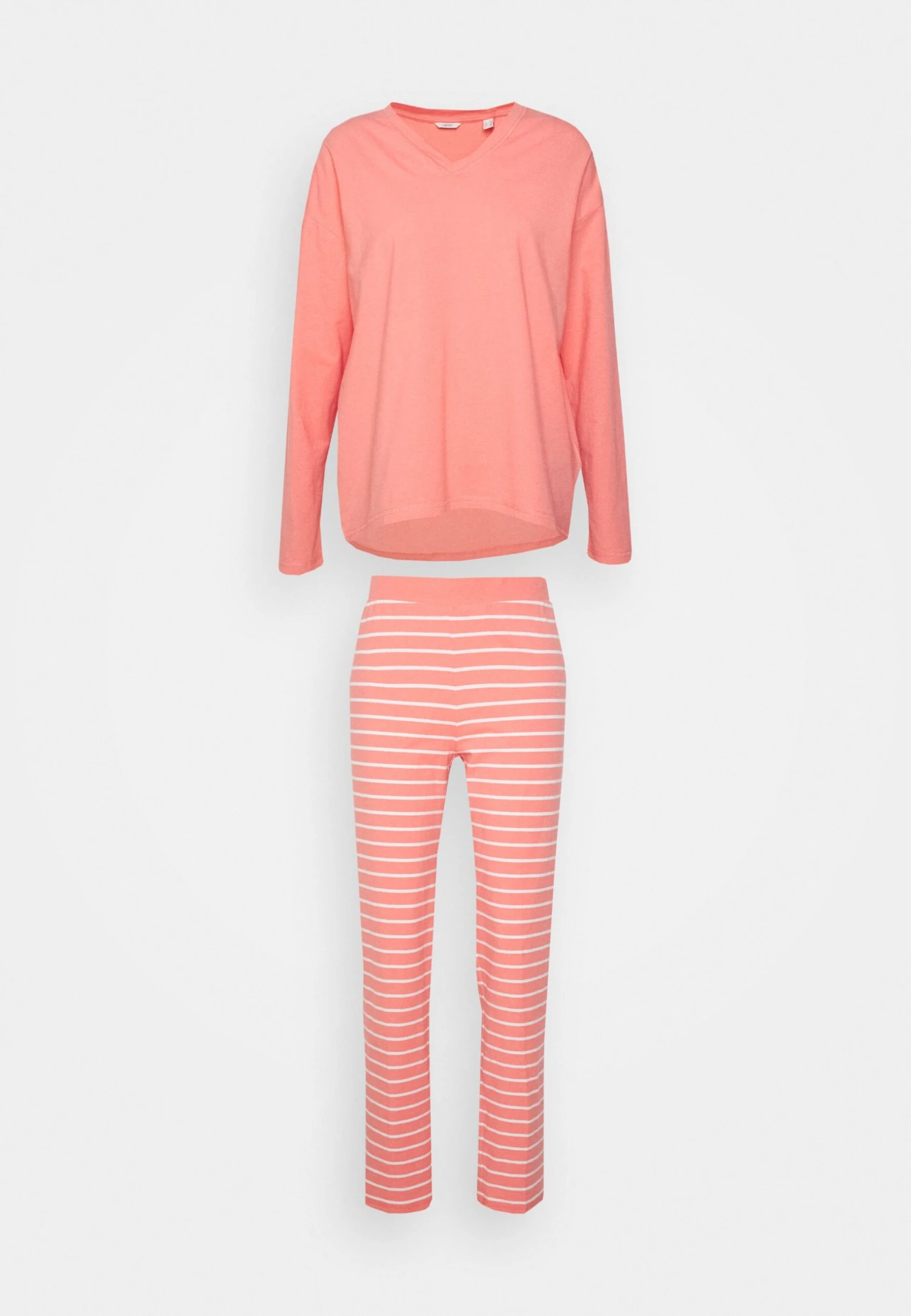 ESPRIT Y D Sus Mel Long Leg Long Sleeve - Pyjama Set - Coral 8 ESPRIT Y D Sus Mel Long Leg Long Sleeve - Pyjama Set - Coral - Image 8