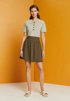 ESPRIT Light - A-Line Skirt - Khaki Green -Esprit Sales Store 70638fc588054ed2a30d6000639eb729