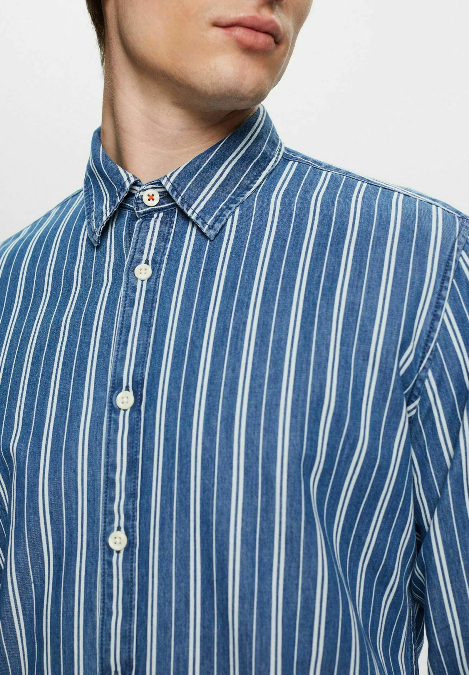 Edc By Esprit Mit Streifen - Shirt - Ice 5 Edc By Esprit Mit Streifen - Shirt - Ice - Image 5