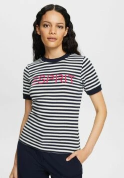 ESPRIT Print T-Shirt - Navy