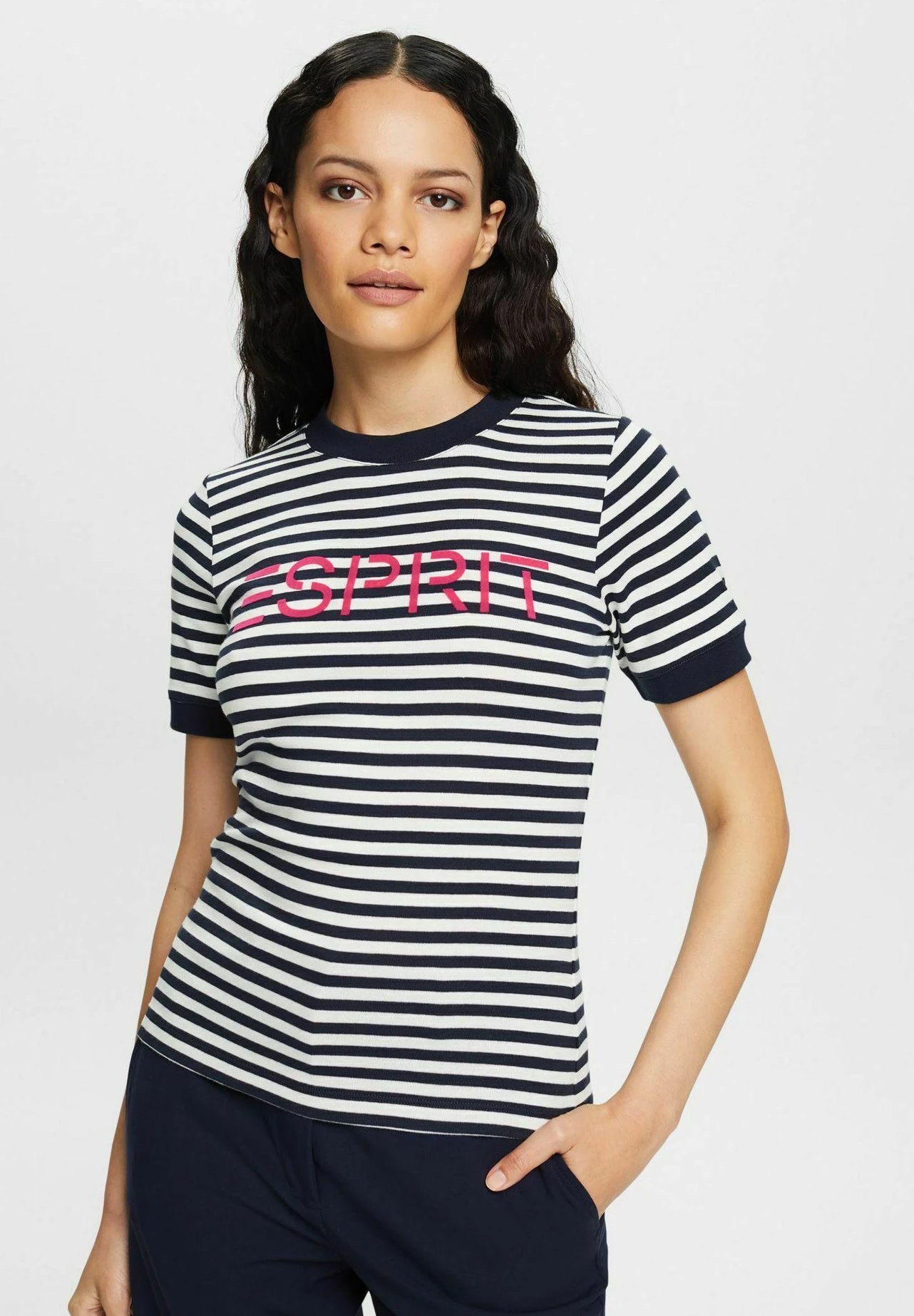 ESPRIT Print T-Shirt - Navy 1 ESPRIT Print T-Shirt - Navy