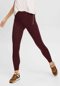 Leggings - Bordeaux Red