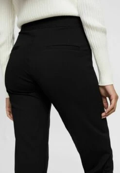 ESPRIT Mit Geschlitzten Säumen Und Reissverschluss - Trousers - Black -Esprit Sales Store 7266b8f154994b999e57e80222a12a92