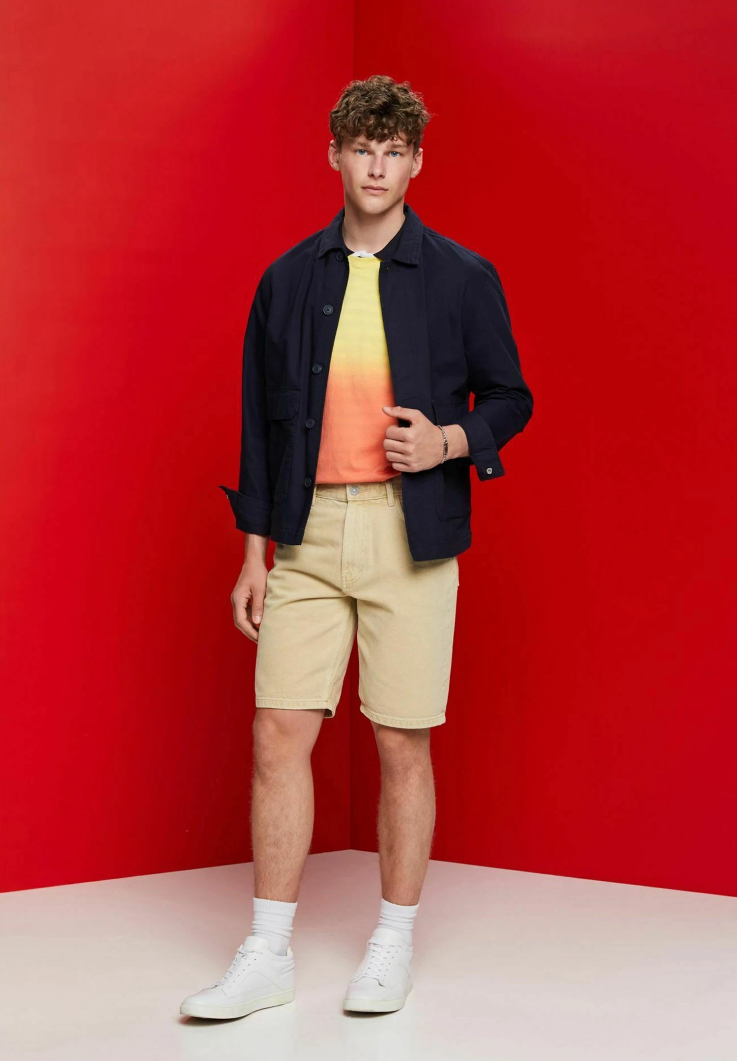 Edc By Esprit Aus Coloured - Denim Shorts - Sand 3 Edc By Esprit Aus Coloured - Denim Shorts - Sand - Image 3