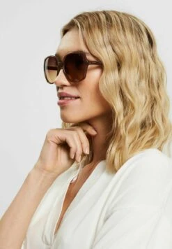 ESPRIT Mit GroãEn Glã¤Sern - Sunglasses - Brown