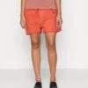 Edc By Esprit Col- Denim Shorts - Coral Orange