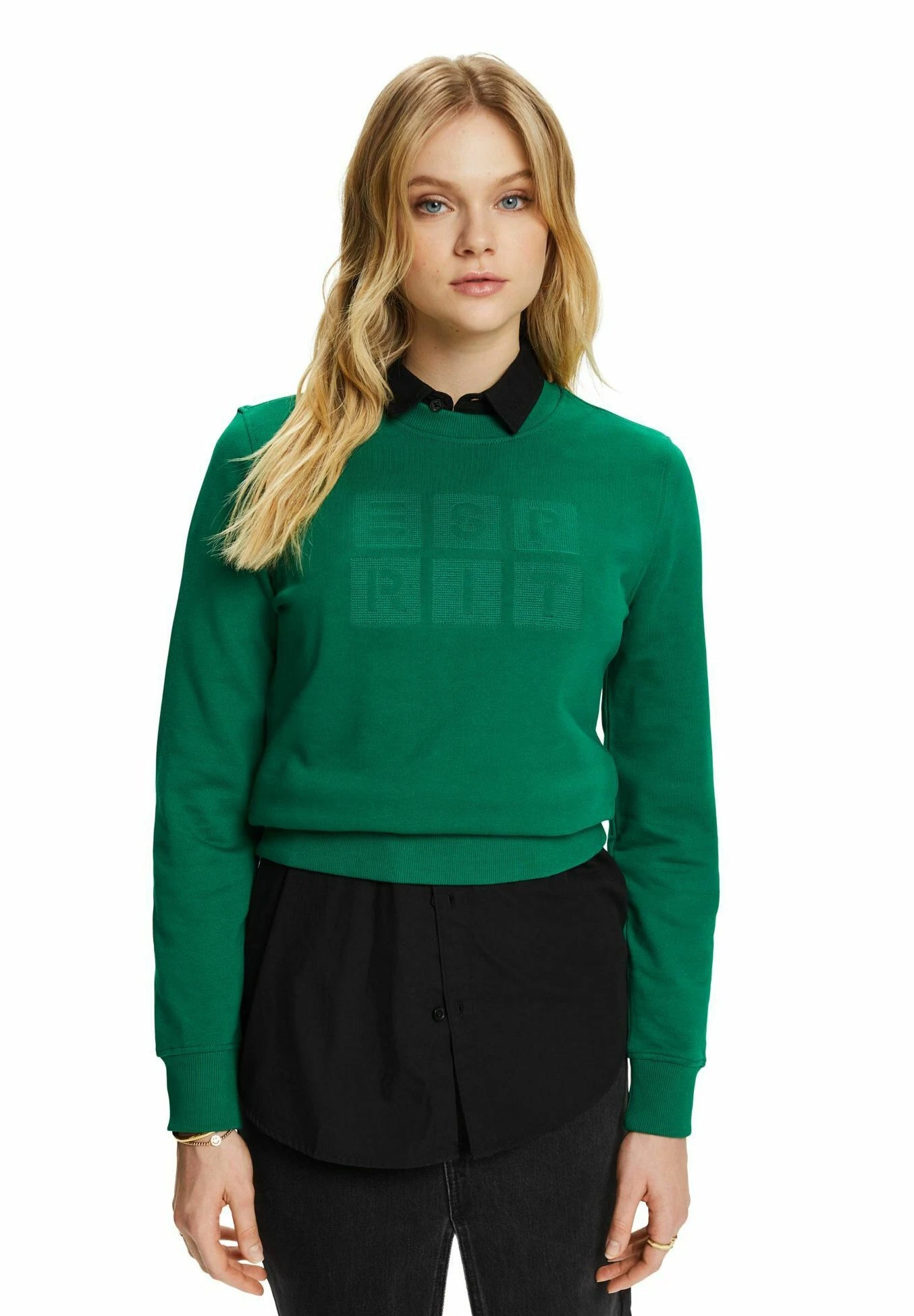 ESPRIT Sweatshirt - Dark Green 7 ESPRIT Sweatshirt - Dark Green - Image 7
