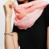 ESPRIT Mit Jacquardmuster - Scarf - Pink