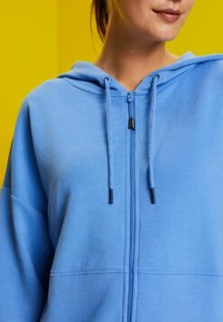Zip-Up Sweatshirt - Light Blue Lavender -Esprit Sales Store 782e329eec534ab9a03b7038d18c0533