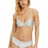 ESPRIT Mit Bügel-Cups - Bikini Top - Silver
