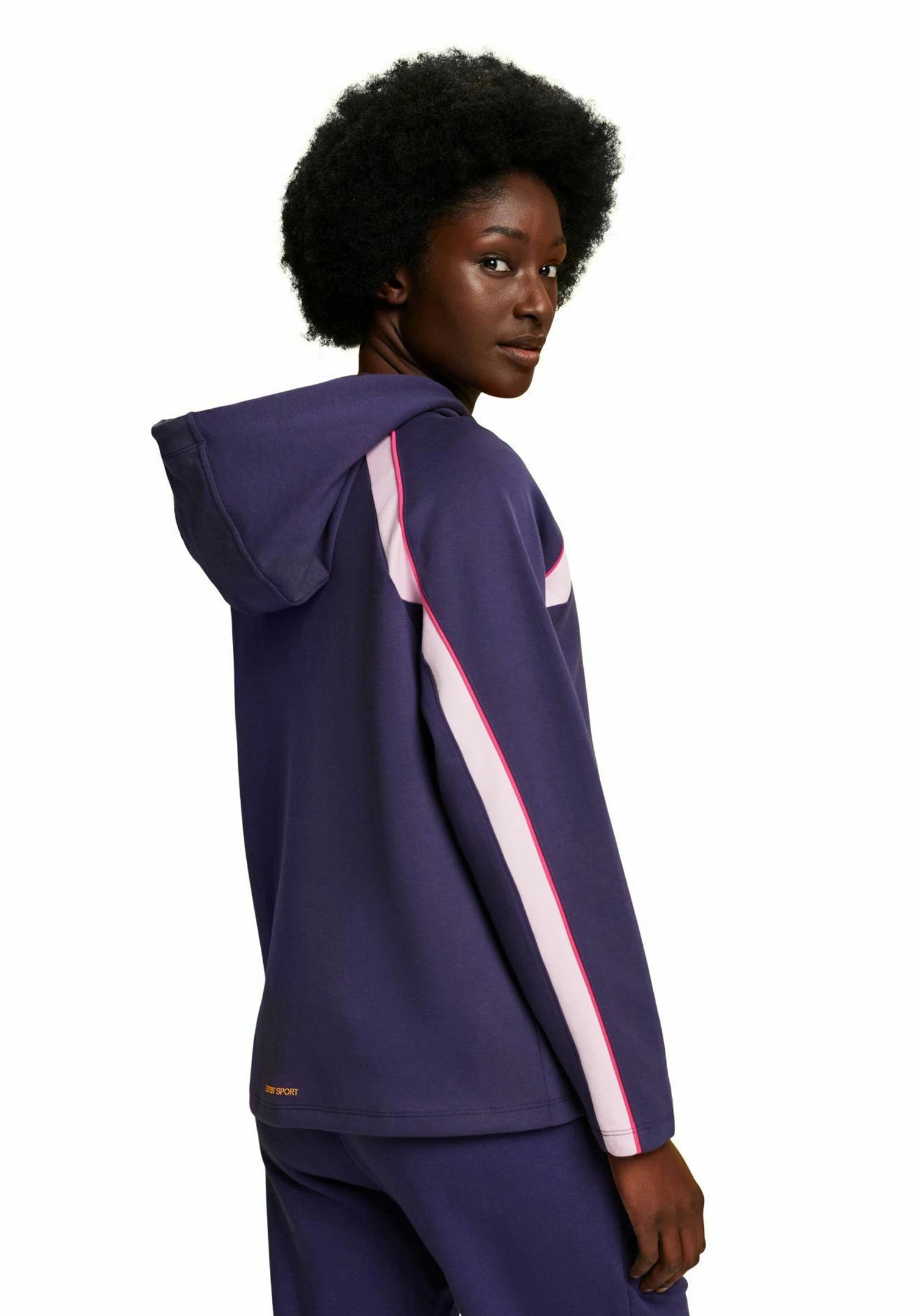 Zip-Up Sweatshirt - Navy 2 Zip-Up Sweatshirt - Navy - Image 2