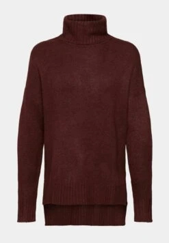 ESPRIT Rollkragen In Mouliné - Jumper - Bordeaux Red -Esprit Sales Store 7b9c5b1084bd425d908ee14526c4ed1b