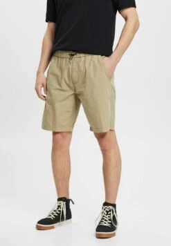 Edc By Esprit Leichte Washed Look - Shorts - Beige