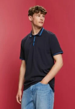 ESPRIT Polo Shirt - Navy -Esprit Sales Store 7c84bc0d24bc4b8ca7bb48b69bd8f515