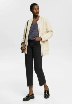 Edc By Esprit Fluid Bubblehem- Blouse - Navy -Esprit Sales Store 7eebd7b01cc34bada028c0475b060771