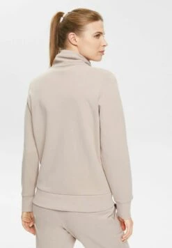 Zip-Up Sweatshirt - Beige -Esprit Sales Store 80c168adb91e4333ad18d956fe37f10c