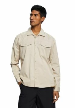 ESPRIT Mit Zwei Brusttaschen - Shirt - Light Taupe
