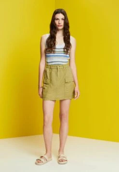 Edc By Esprit Denim Skirt - Pistachio Green -Esprit Sales Store 81c4c593fcb845b98c94fb0d75986037