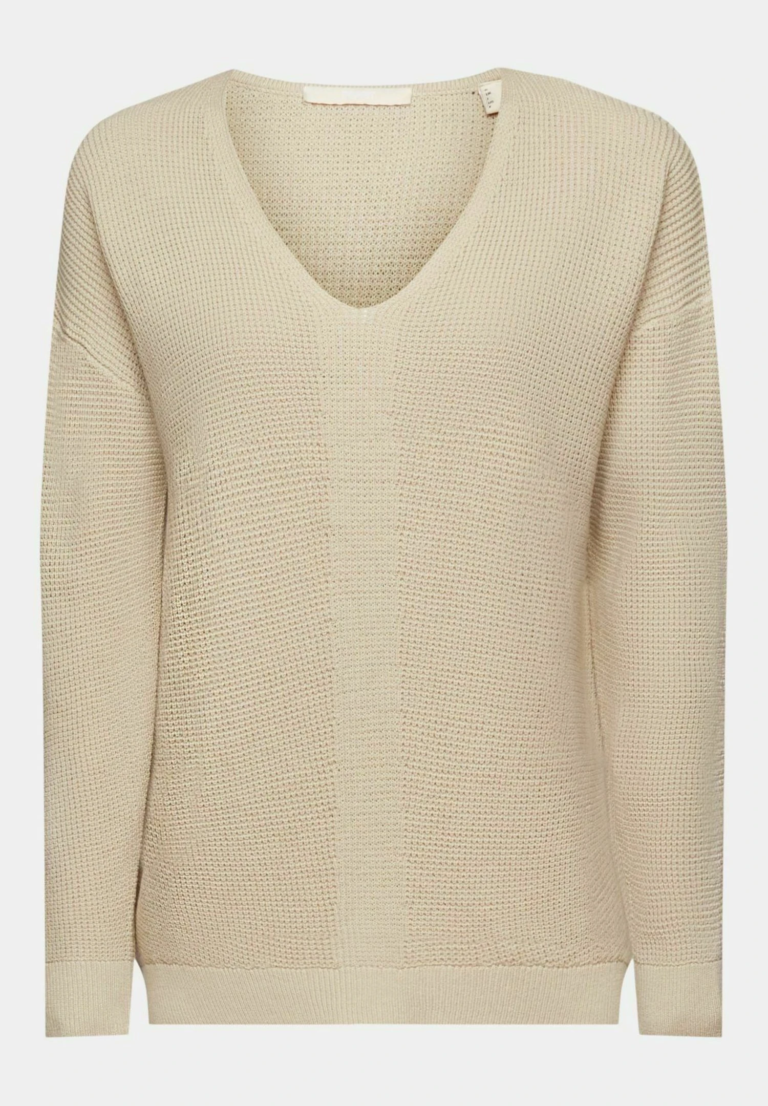 Edc By Esprit Mit V-Ausschnitt - Jumper - Light Taupe 8 Edc By Esprit Mit V-Ausschnitt - Jumper - Light Taupe - Image 8