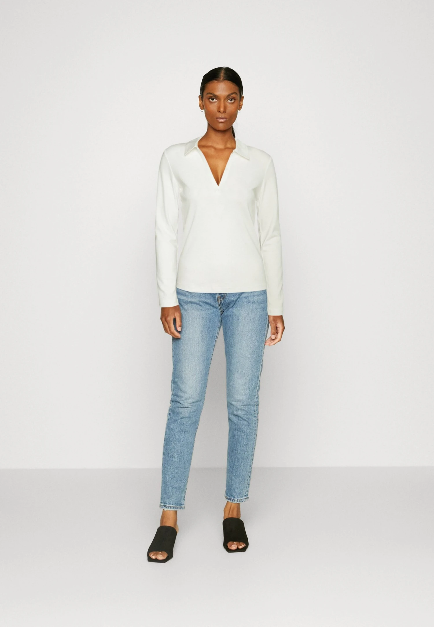 ESPRIT Otb- Polo Shirt - Off White 2 ESPRIT Otb- Polo Shirt - Off White - Image 2