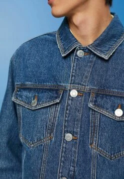 Edc By Esprit Denim Jacket - Blue Medium Washed New -Esprit Sales Store 83937bb8665d4120ac0dd817295dffa8