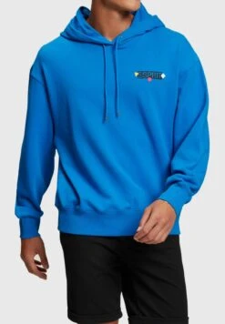 ESPRIT Yagi Archive Mit Grafik Logo - Hoodie - Bright Blue