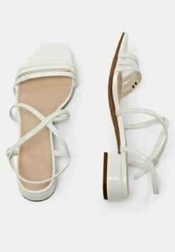 ESPRIT Mit Blockabsatz - Sandals - White -Esprit Sales Store 886ae2e1ef0448a1a150869023824f47