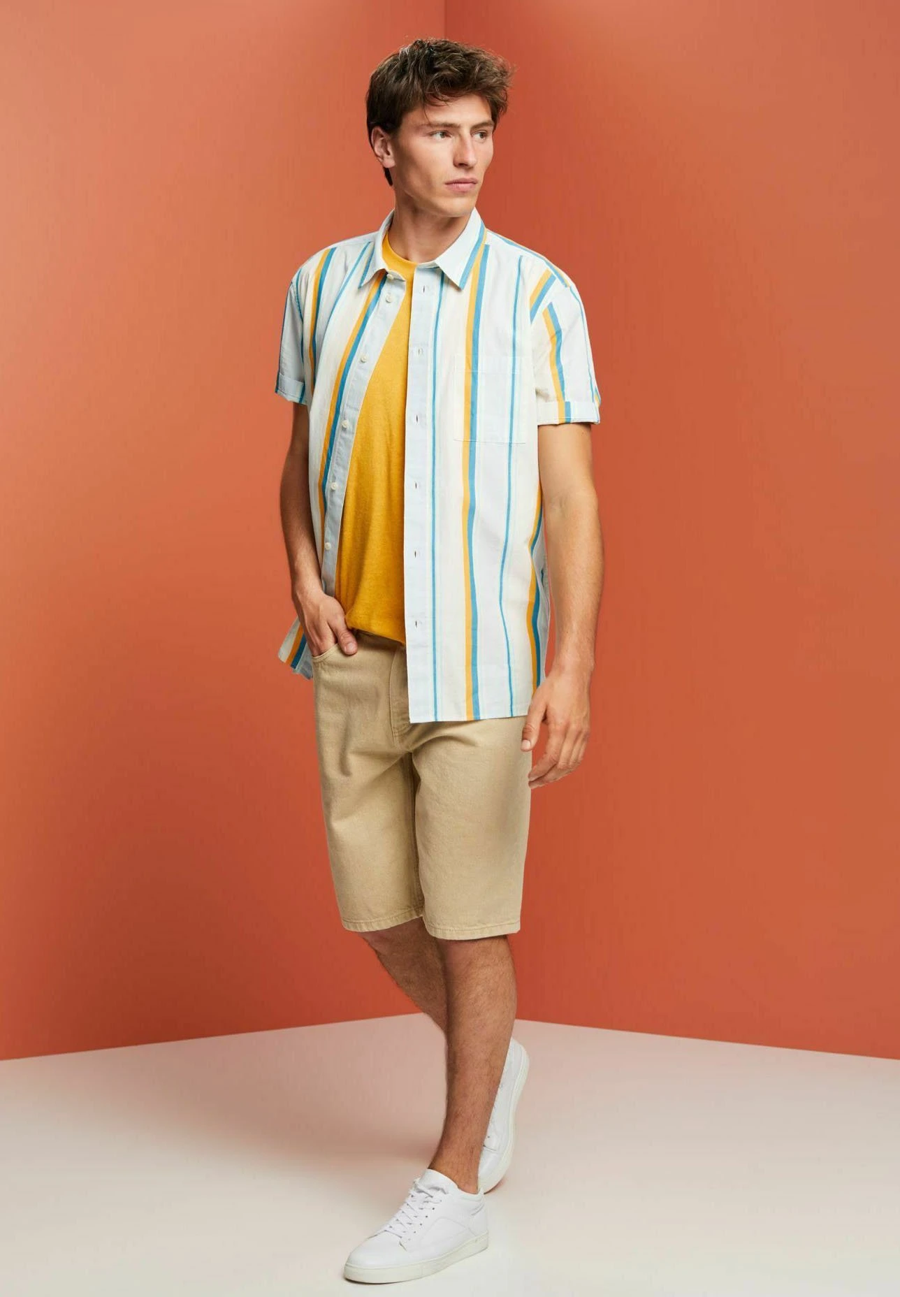 Edc By Esprit Shirt - Turquoise 3 Edc By Esprit Shirt - Turquoise - Image 3